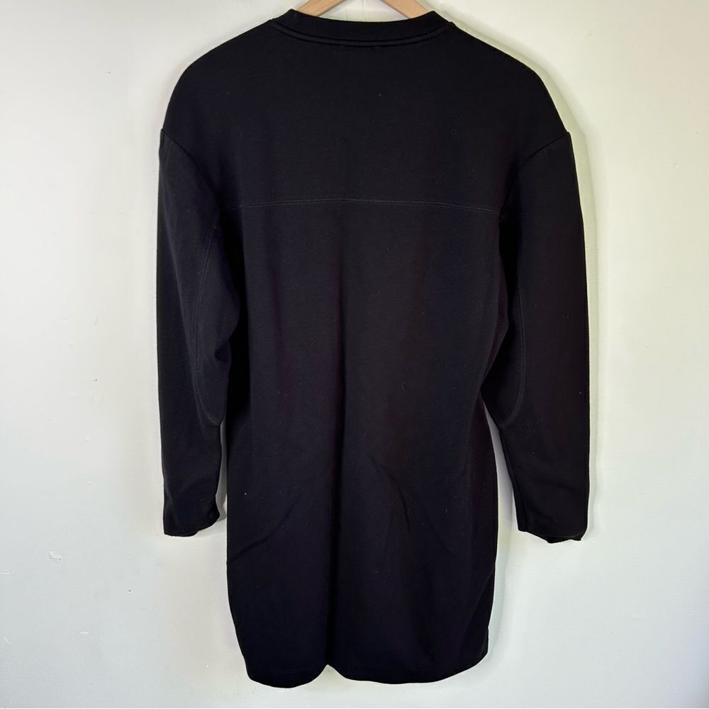 Cos Black Viscose sweatshirt dress, size Medium - Picture 6 of 7